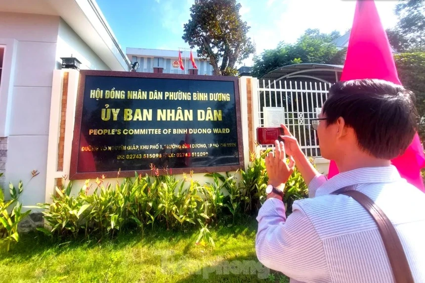 Trụ sở UBND phường Bình Dương.